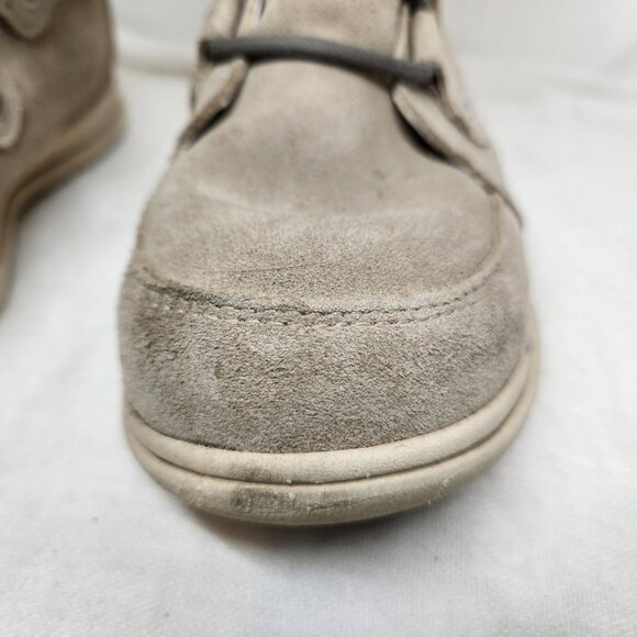 Sorel Womens 6.5 Mid Calf Suede Lace Boots Faux Fur Beige Explorer Joan Boot - Picture 5 of 11